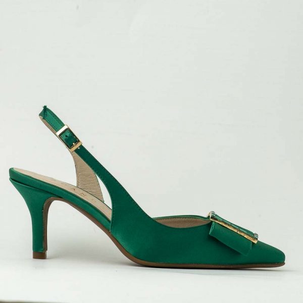 Zapato joya verde